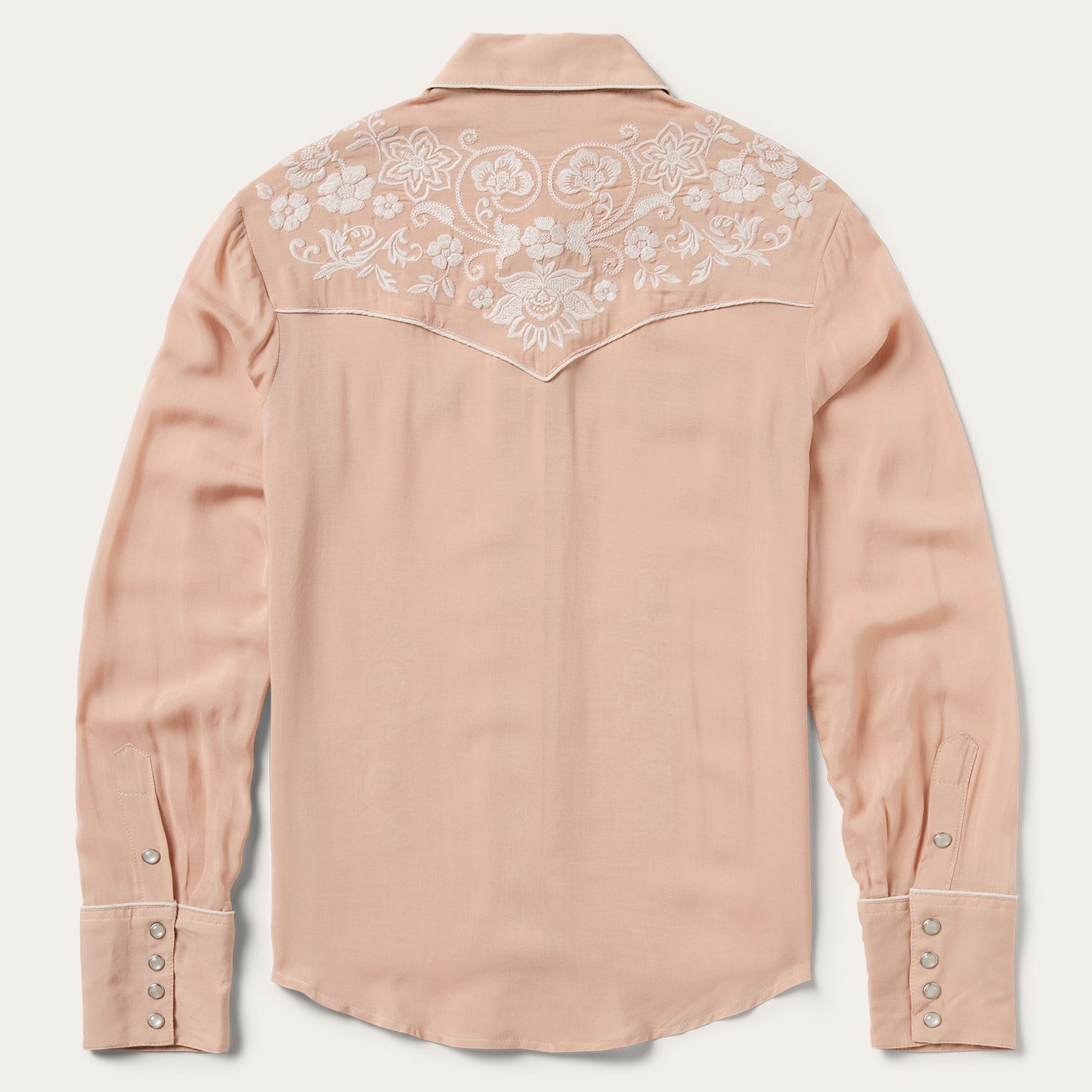 Blush Embroidered Western Shirt Pink | Stetson Women