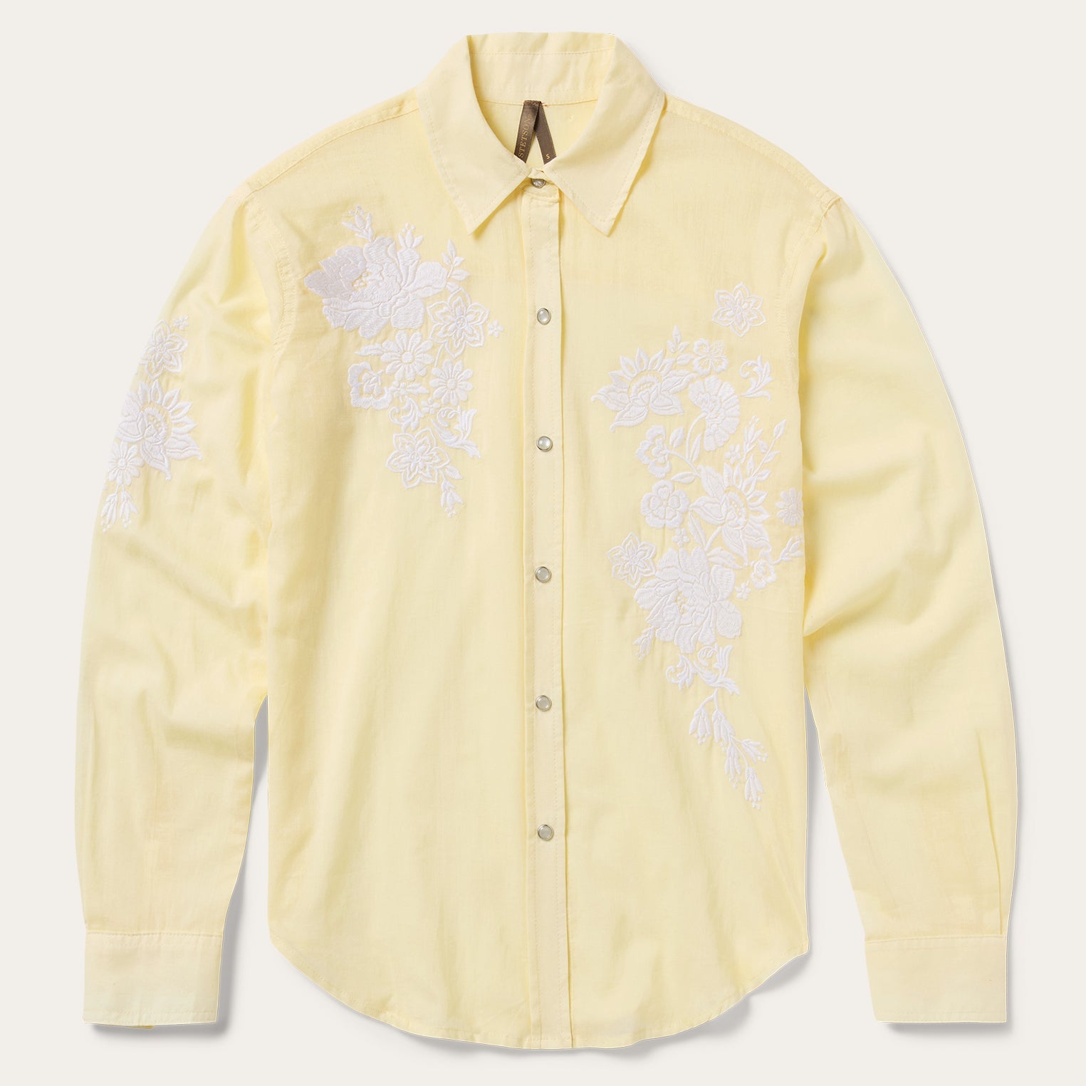Embroidered Western Shirt Yellow | Stetson Women