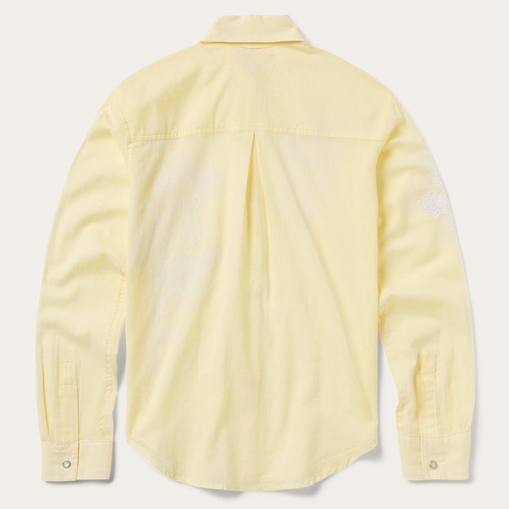 Embroidered Western Shirt Yellow | Stetson Women