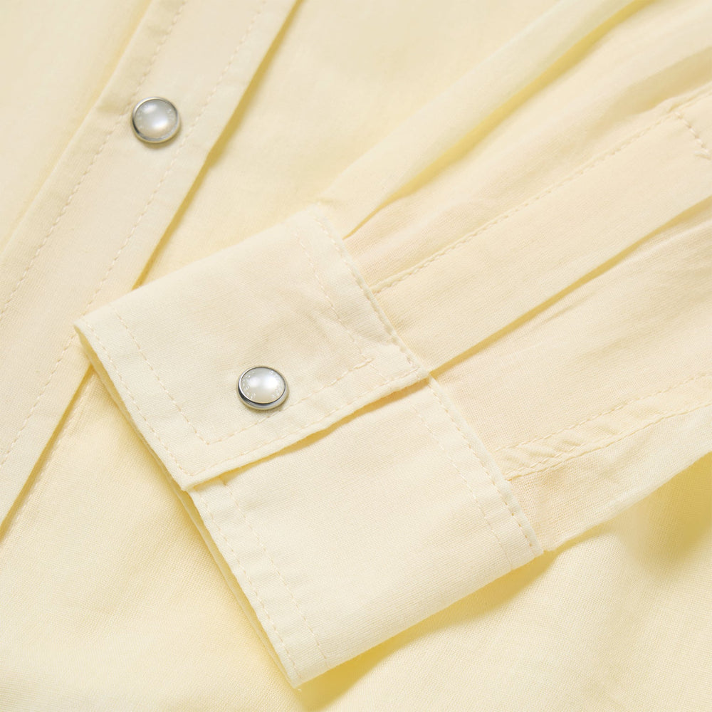 Embroidered Western Shirt Yellow | Stetson Women