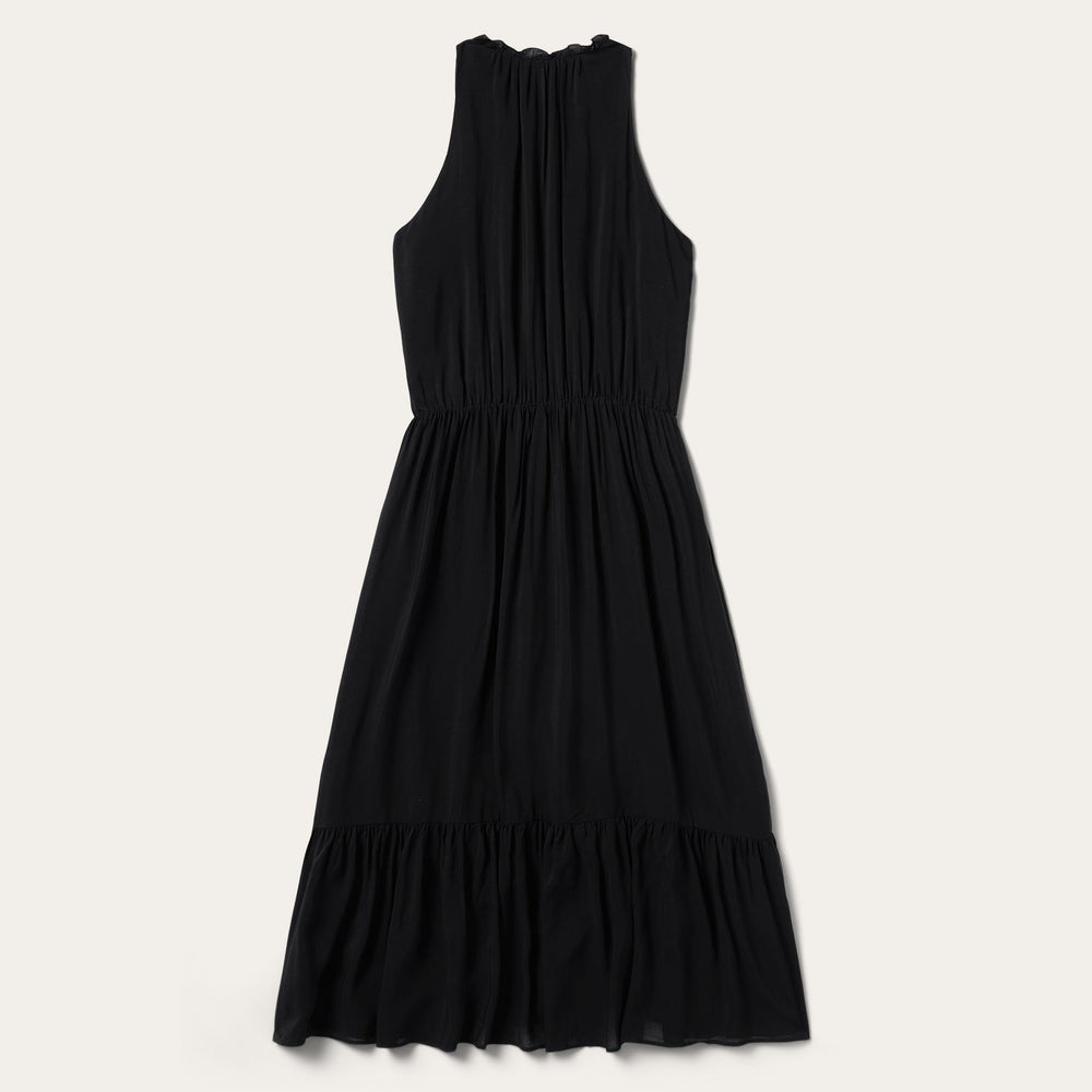 Solid Sleeveless Prairie Dress Black | Stetson Women
