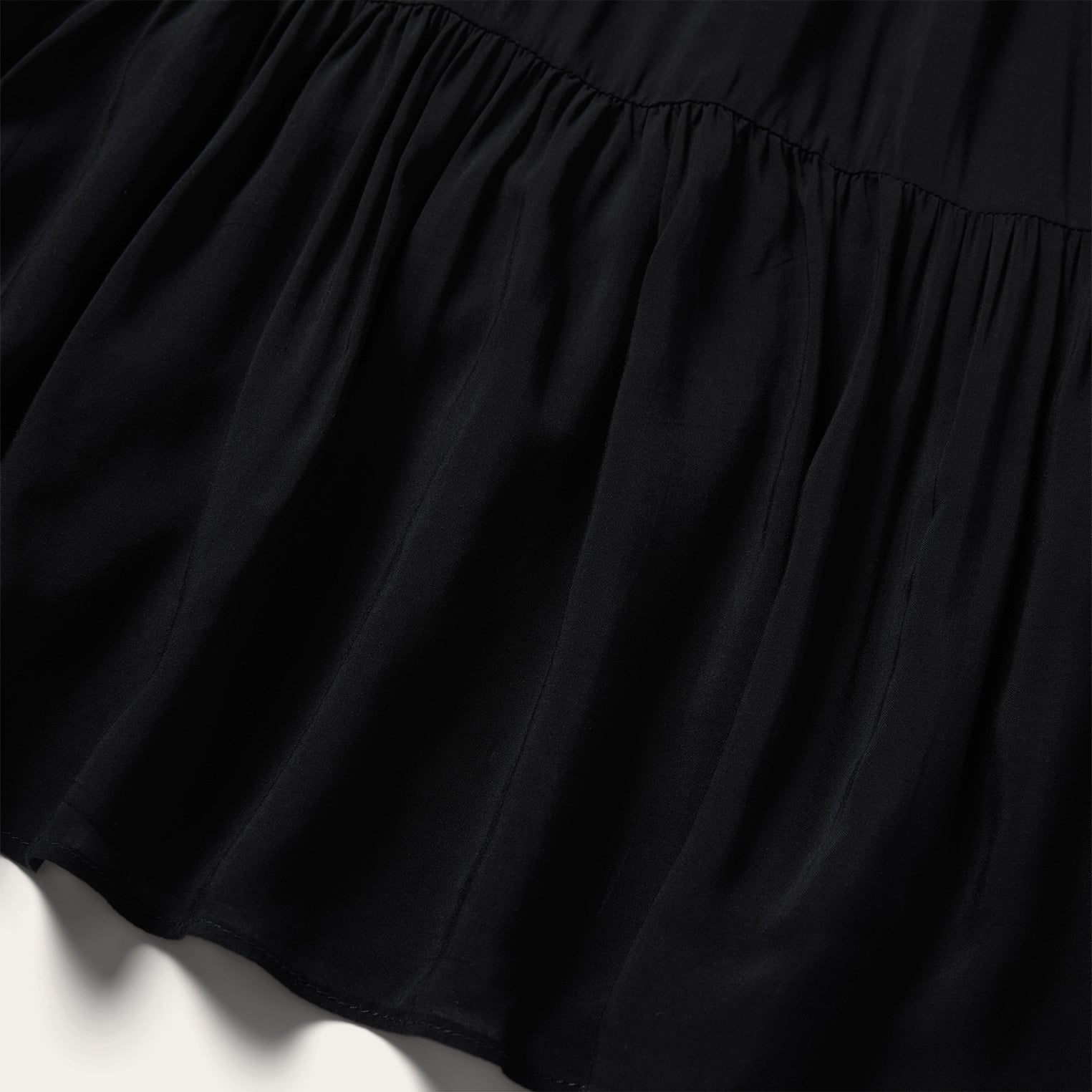 Solid Sleeveless Prairie Dress Black | Stetson Women