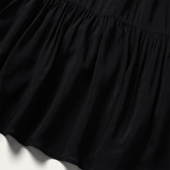 Solid Sleeveless Prairie Dress Black | Stetson Women