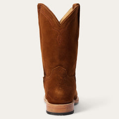 Rancher Zip Roper Suede Brown | Stetson