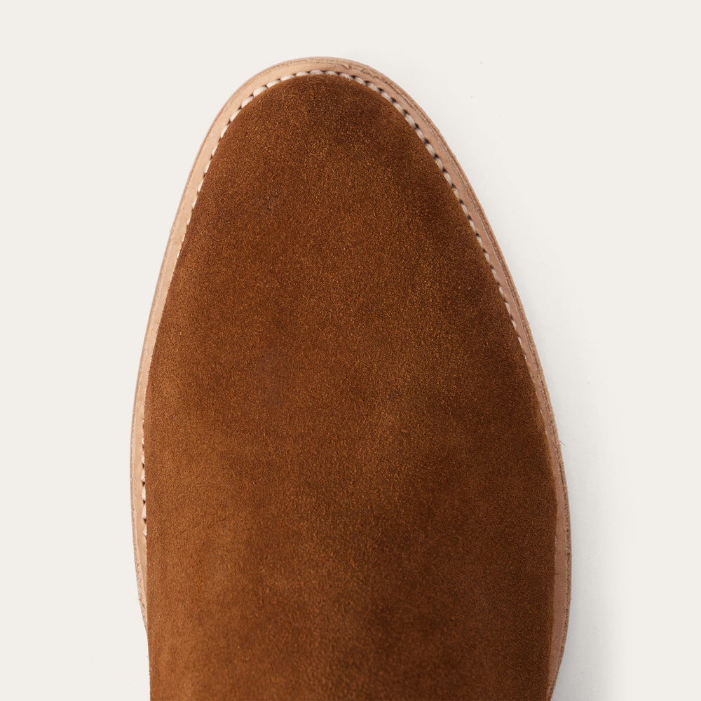 Rancher Zip Roper Suede Brown | Stetson