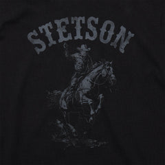 Bronco Rider Graphic Tee Black | Stetson Men