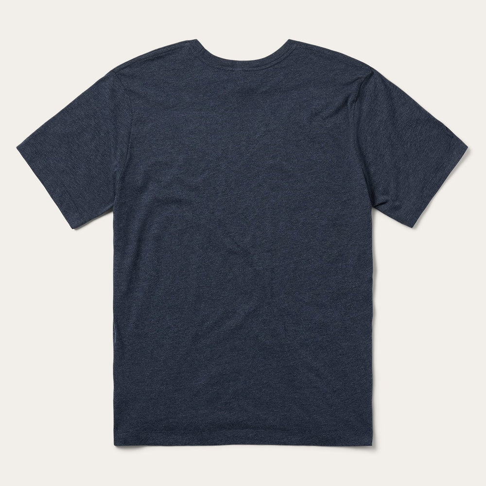 Bronco Rider Graphic Tee Blue | Stetson Men