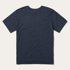 Bronco Rider Graphic Tee Blue | Stetson Men
