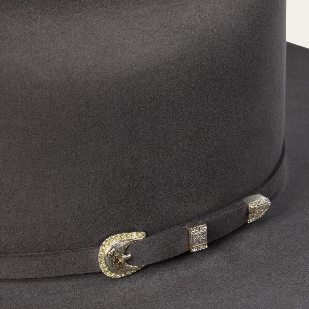 Shasta 10X Cowboy Hat - 4 1/4" Brim Charcoal | Stetson Hats