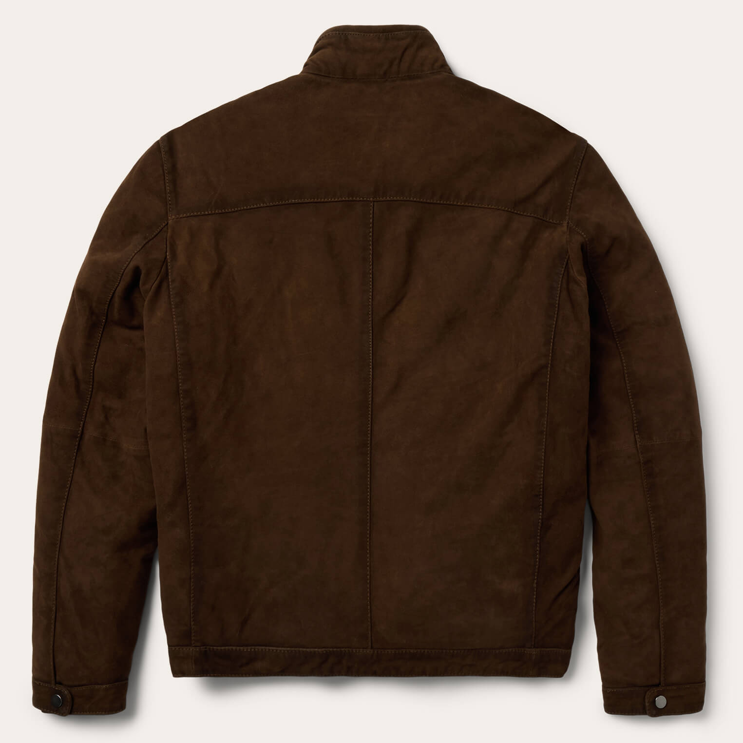 Suede Moto Jacket Brown | Stetson Men