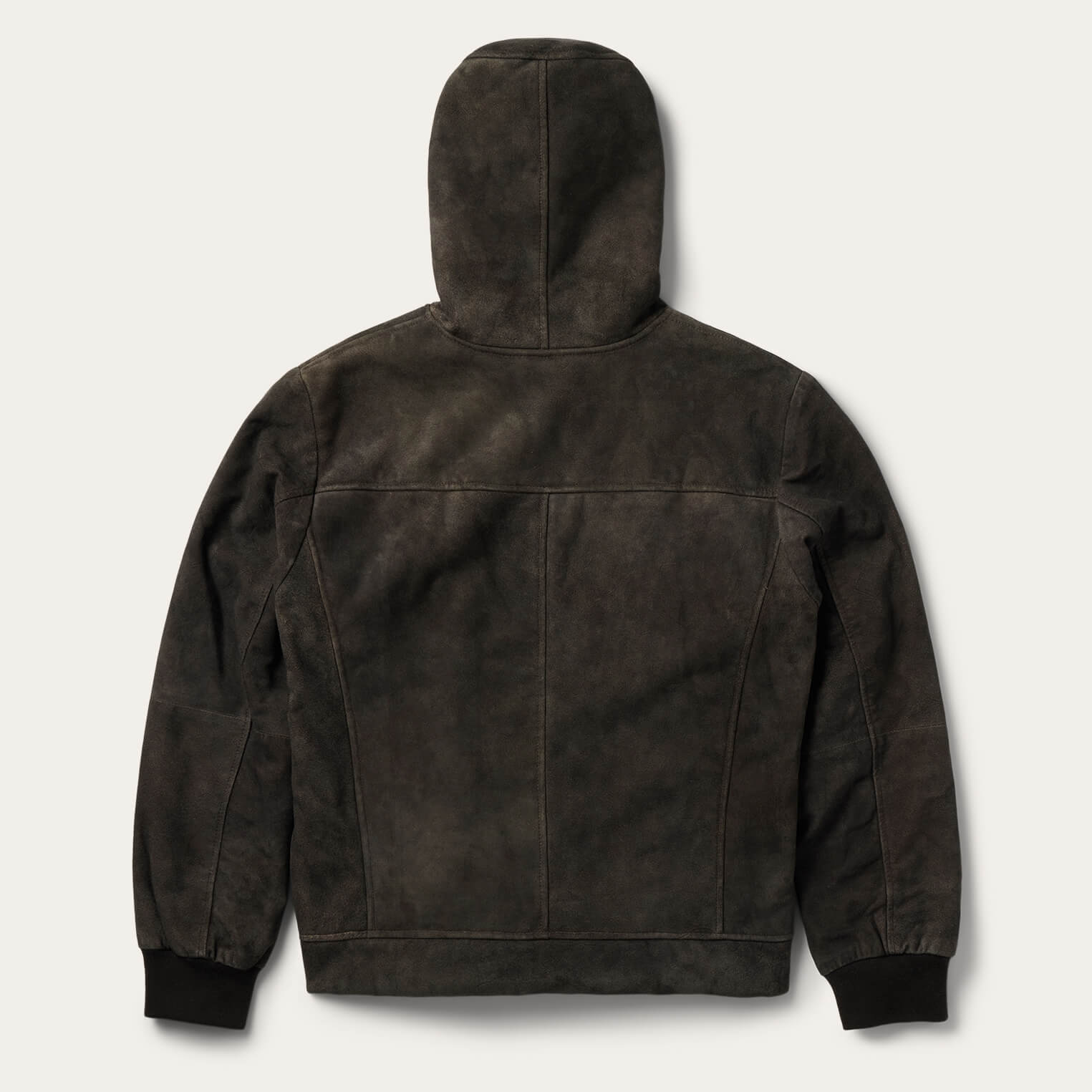Suede Hooded Jacket Brown | Stetson Men