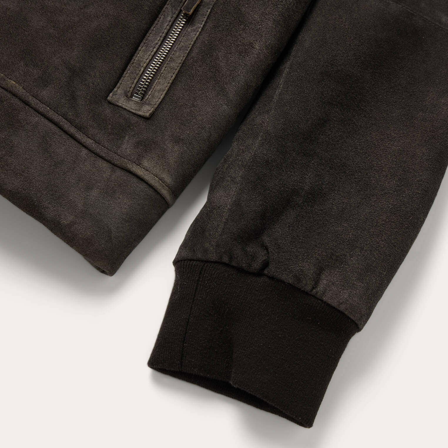 Suede Hooded Jacket Brown | Stetson Men