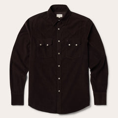 Corduroy Western Shirt Brown | Stetson Men