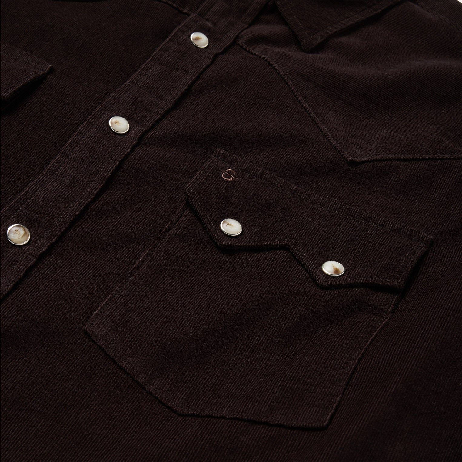 Corduroy Western Shirt Brown | Stetson Men