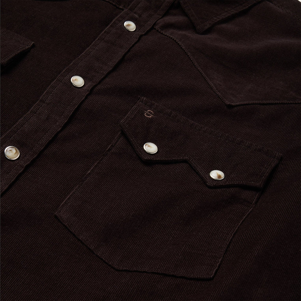 Corduroy Western Shirt Brown | Stetson Men