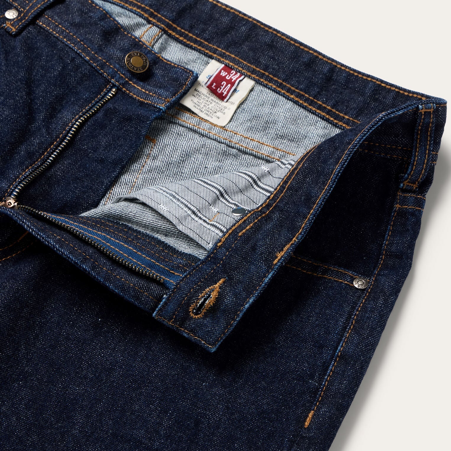 1210 Straight Fit Jeans Rinse | Stetson Men