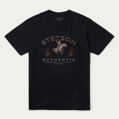 Stetson Authentic Graphic Tee Black | Stetson Men