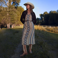 Sand Serape Print Dress Tan | Stetson Women