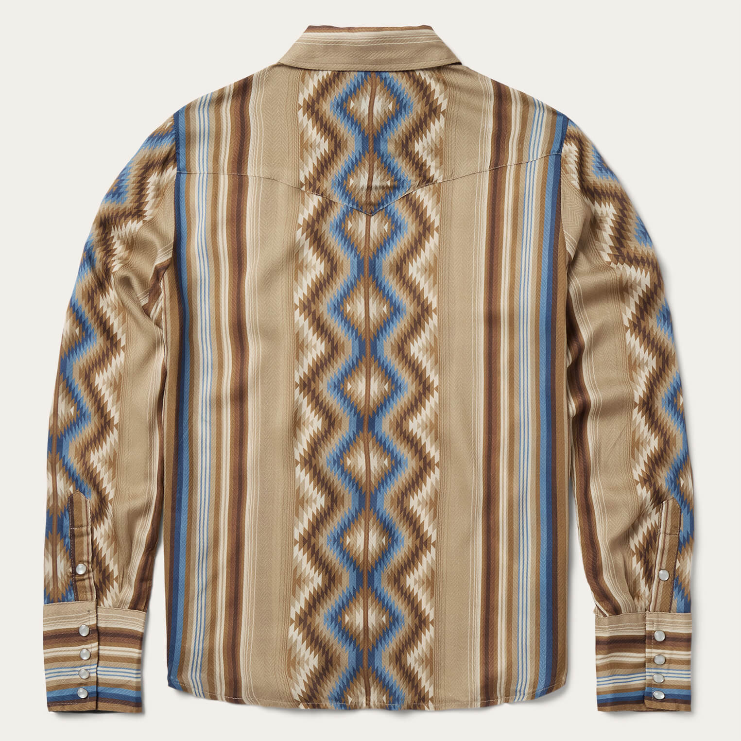 Sand Serape Print Shirt Tan | Stetson Women