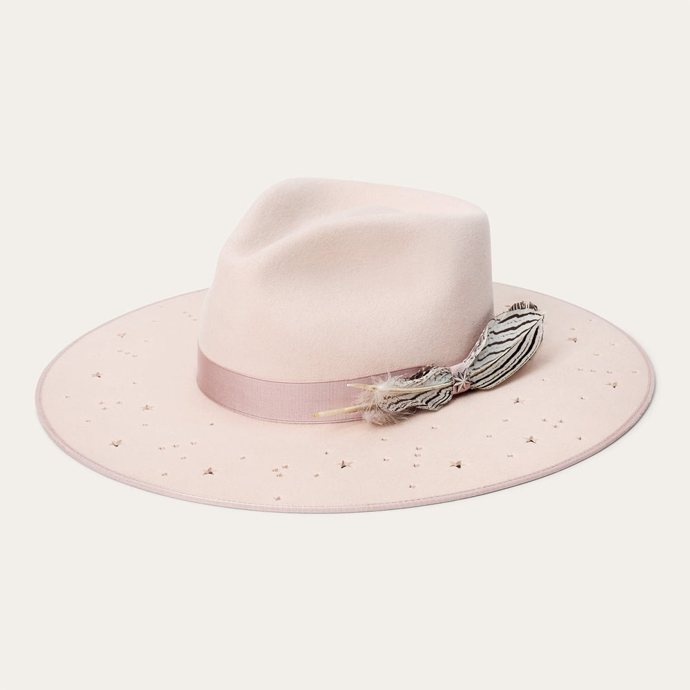 Night Sky Fedora Powder Pink | Stetson Hats
