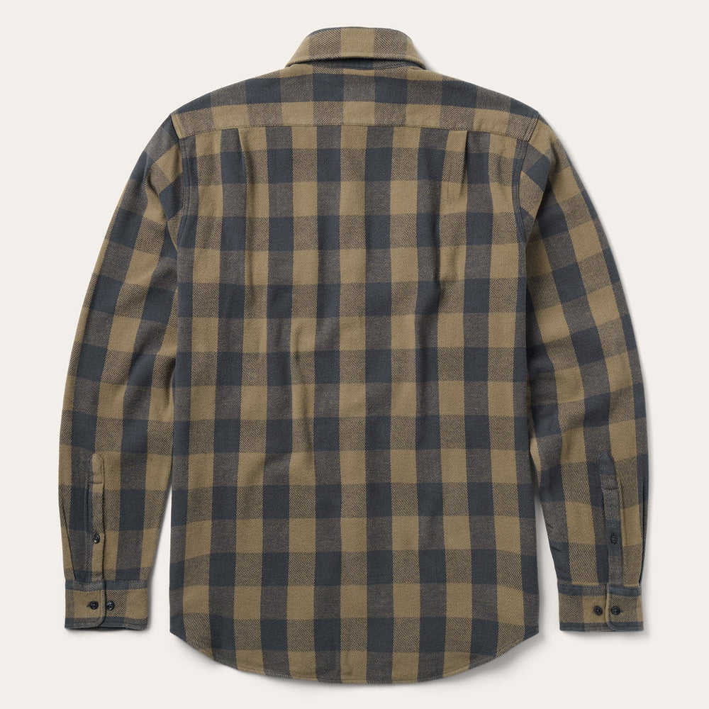 Buffalo Check Flannel Shirt Brown | Stetson Men
