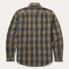 Buffalo Check Flannel Shirt Brown | Stetson Men