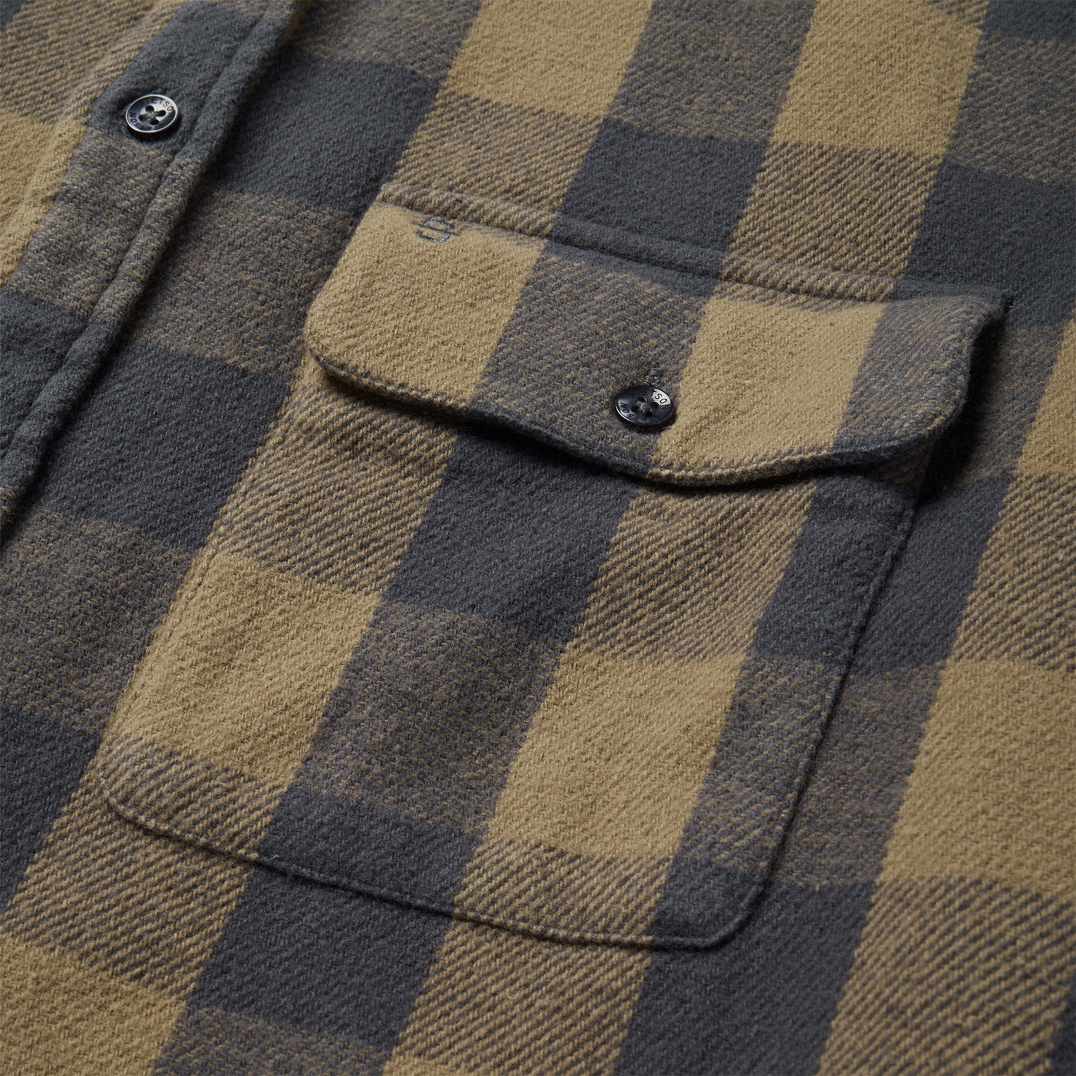 Buffalo Check Flannel Shirt Brown | Stetson Men