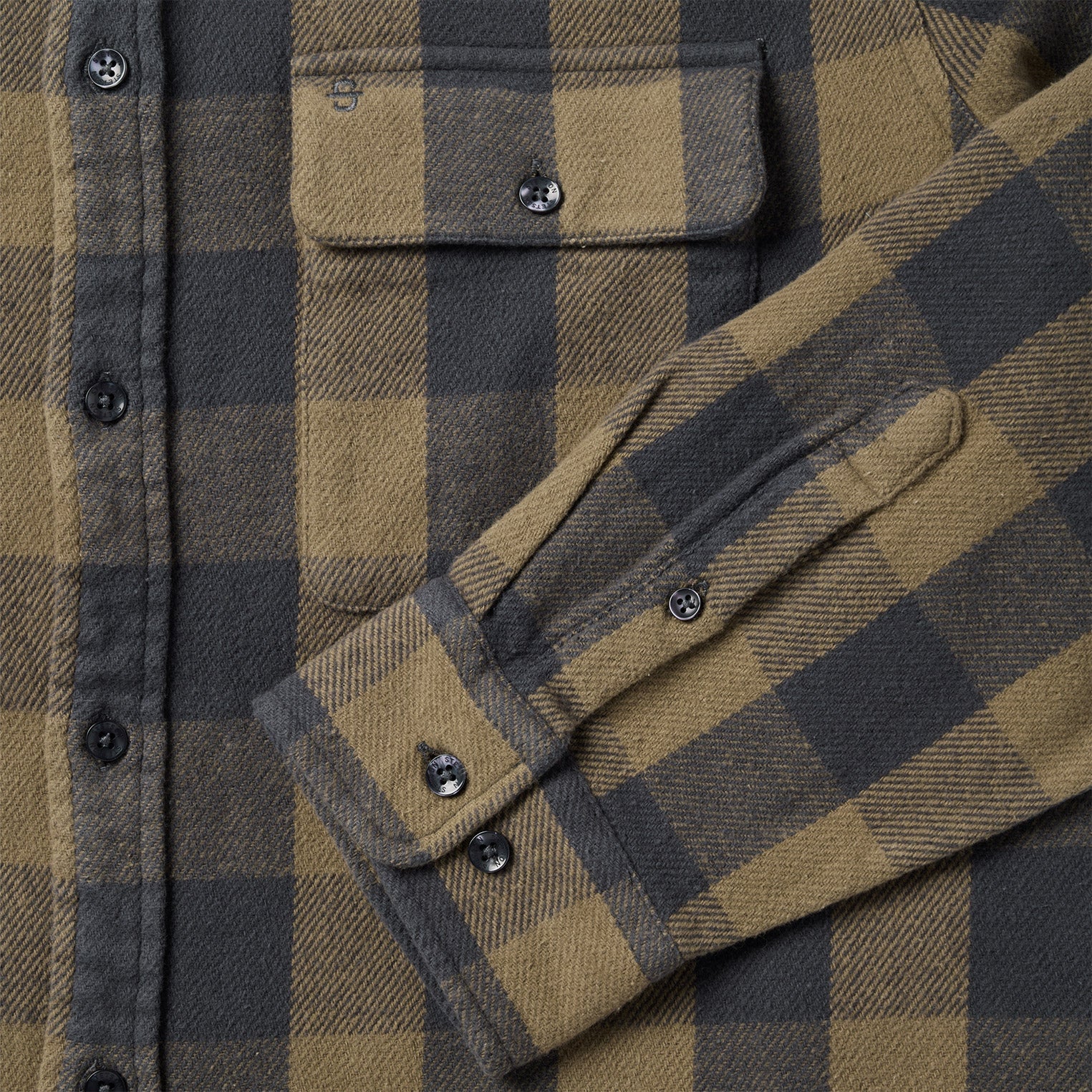 Buffalo Check Flannel Shirt Brown | Stetson Men