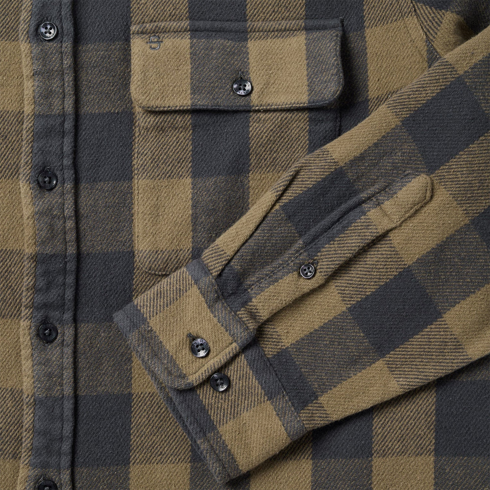 Buffalo Check Flannel Shirt Brown | Stetson Men