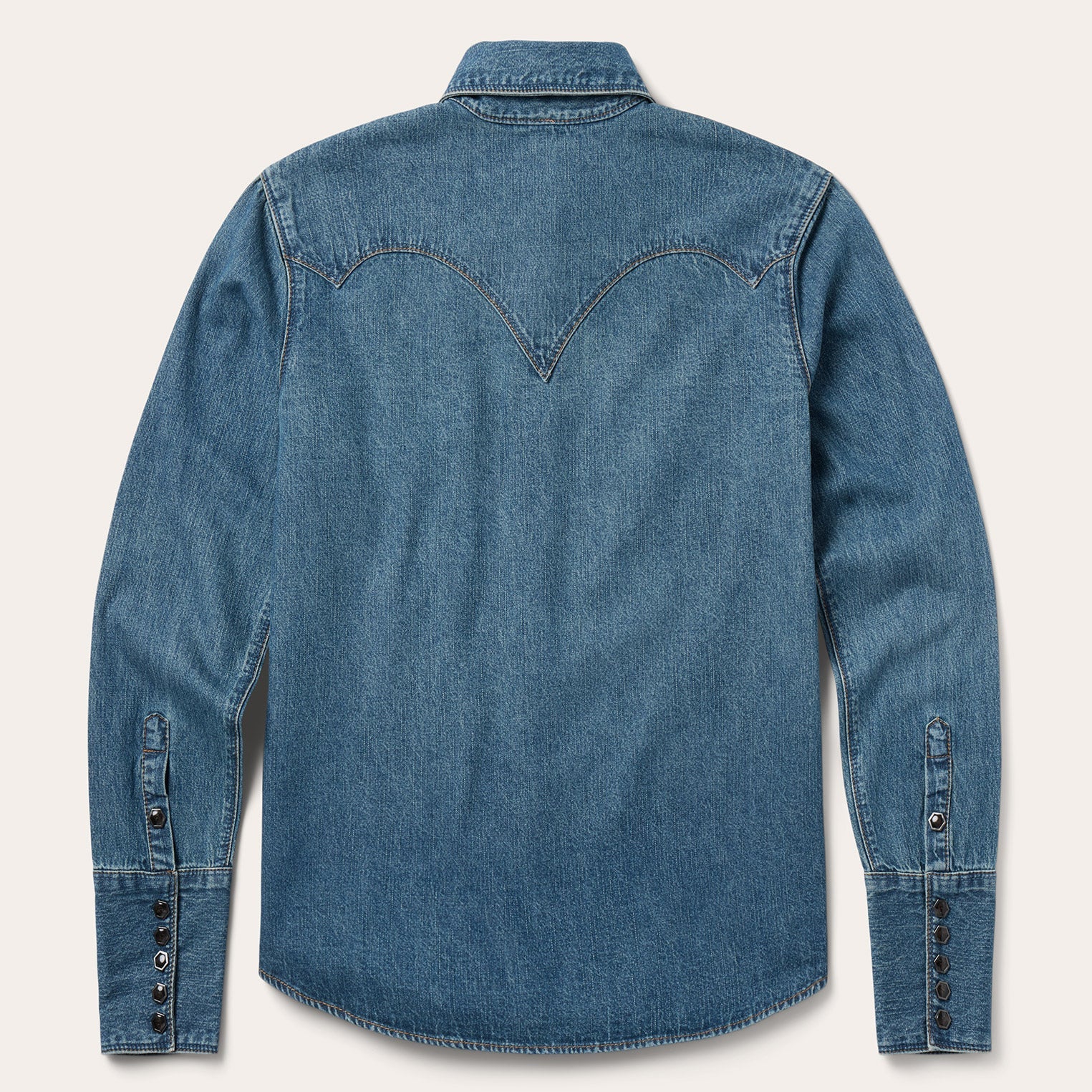 Chocolate Snap Western Denim Shirt Blue | Stetson Women