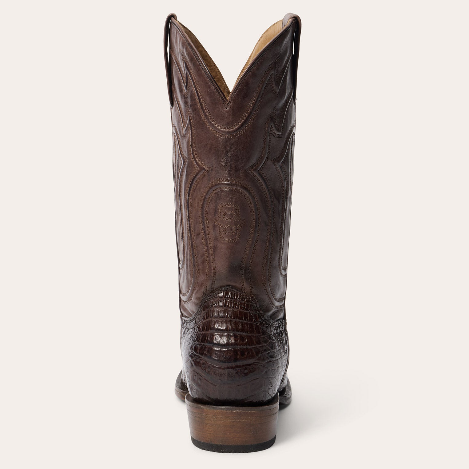 Holliday Caiman Boots Tobacco | Stetson