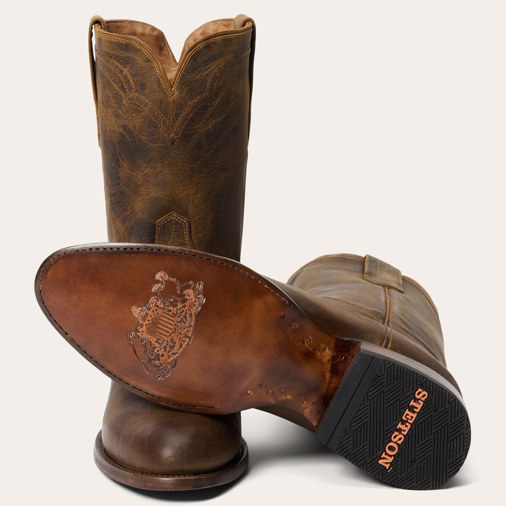 Cassidy Roper Boots Oiled Walnut | Stetson