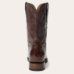 Austin Ostrich Roper Boots Tobacco | Stetson