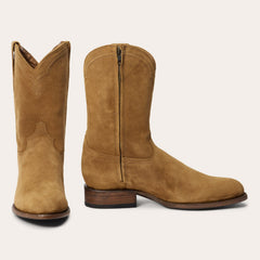Cash Zip Roper Tan Suede | Stetson
