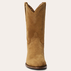 Cash Zip Roper Tan Suede | Stetson
