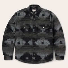 Southwestern Flannel Jacket Black | Stetson Men