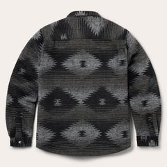 Southwestern Flannel Jacket Black | Stetson Men