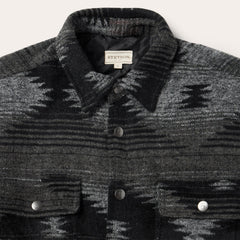 Southwestern Flannel Jacket Black | Stetson Men