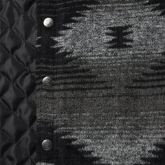 Southwestern Flannel Jacket Black | Stetson Men