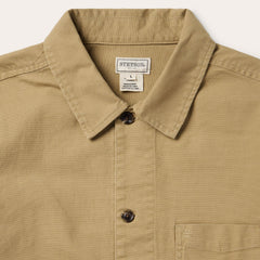 Three Pocket Shirt Jacket Tan | Stetson Men
