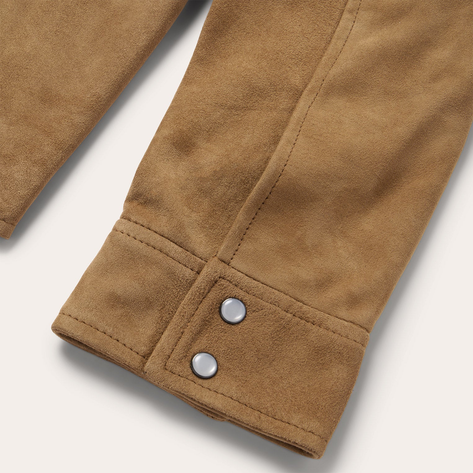 Suede Leather Shirt Jacket Brown | Stetson Men