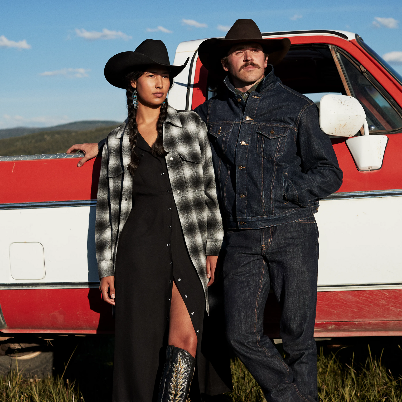 Raw Denim Trucker Jacket Blue | Stetson Men