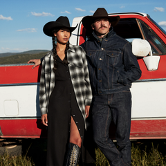 Raw Denim Trucker Jacket Blue | Stetson Men