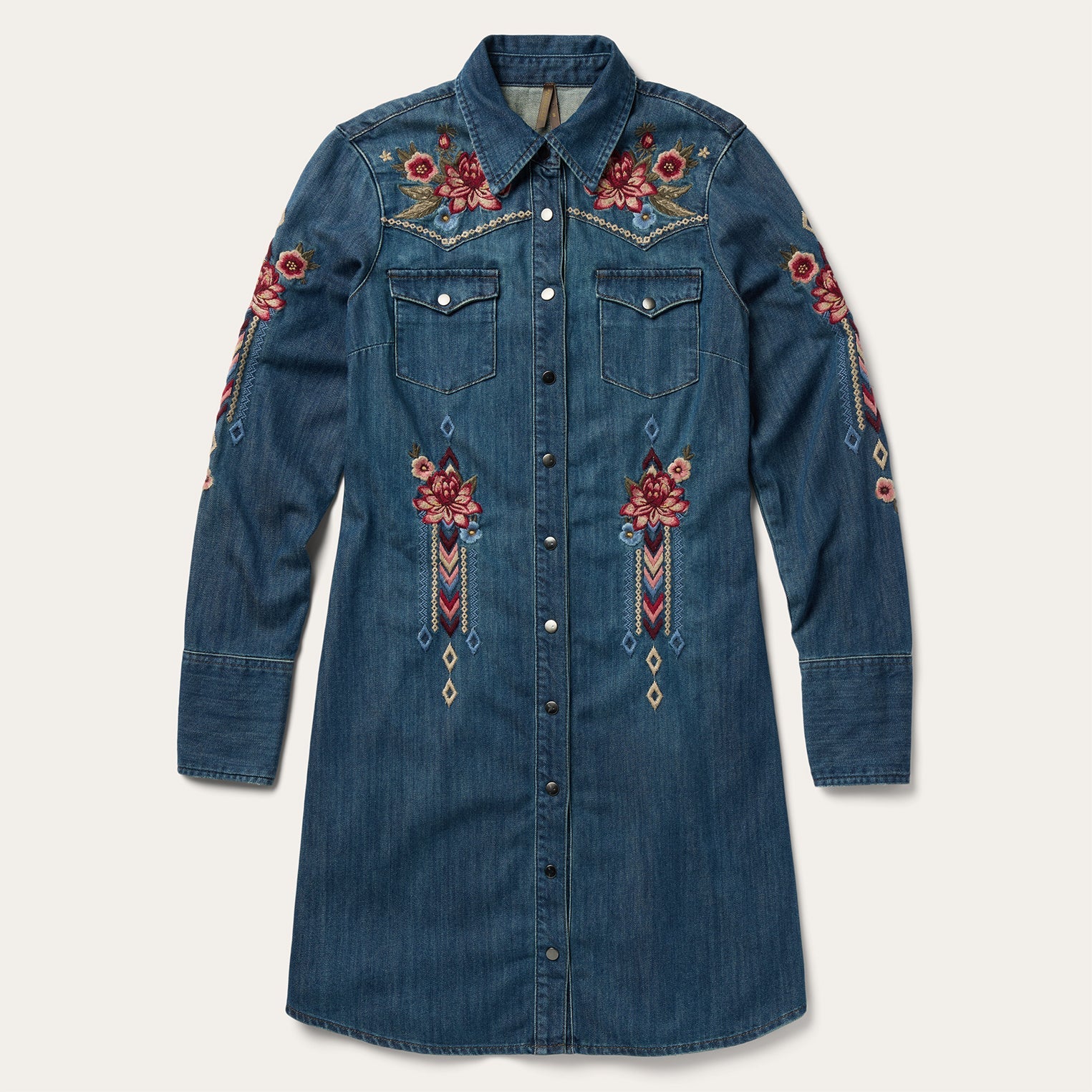 Lavish Denim Shirt Dress Blue | Stetson Women