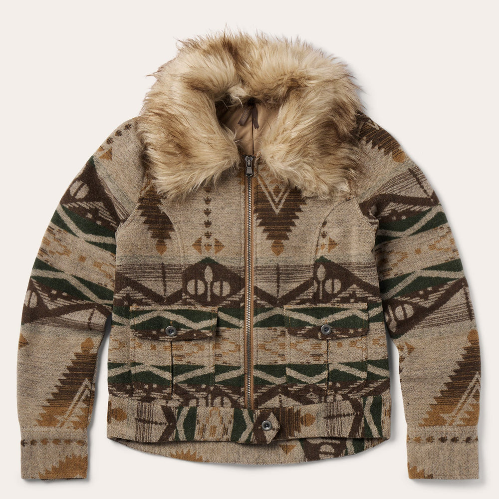 Southwestern Flannel Jacket Brown | Stetson Women