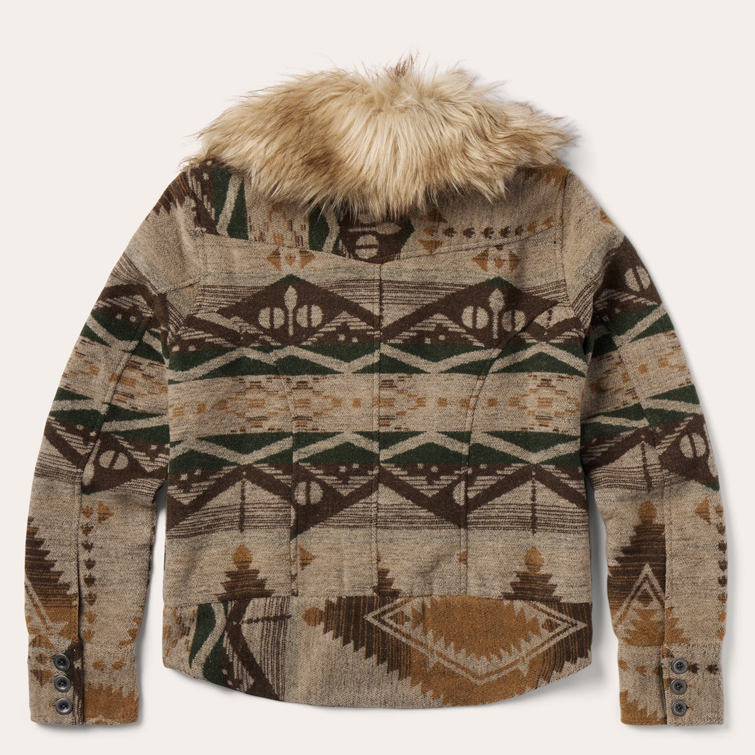 Southwestern Flannel Jacket Brown | Stetson Women