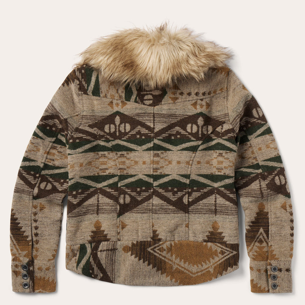 Southwestern Flannel Jacket Brown | Stetson Women