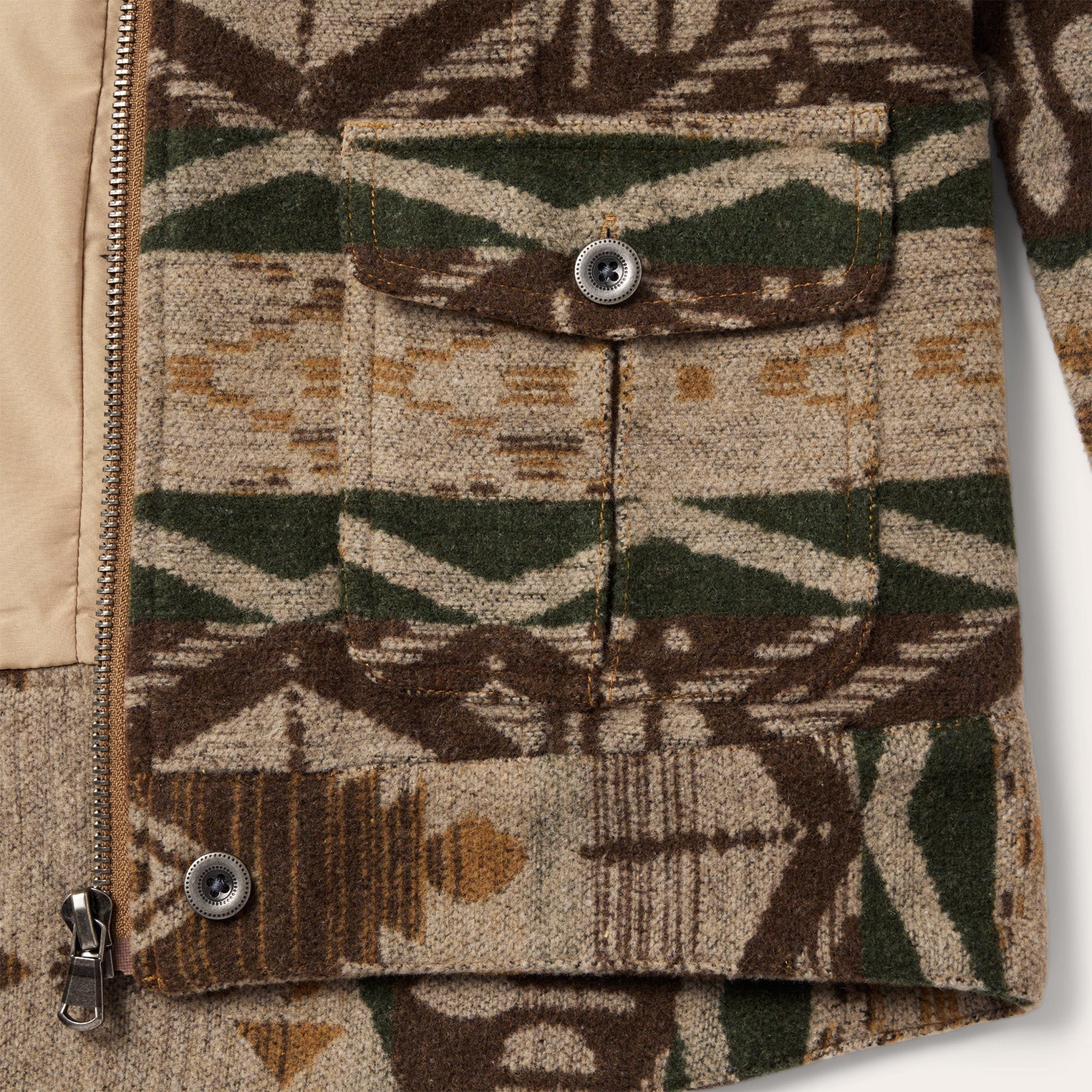 Southwestern Flannel Jacket Brown | Stetson Women
