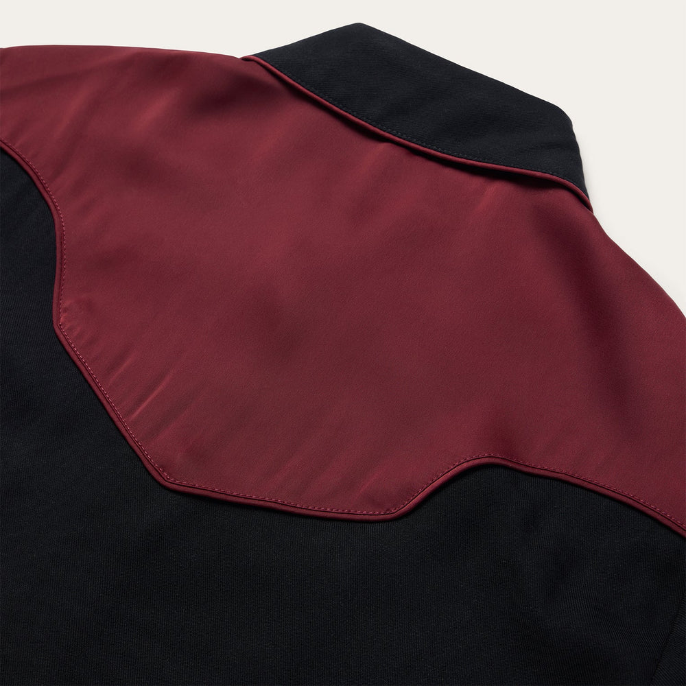Piped Western Blouse Black | Stetson Women