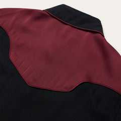 Piped Western Blouse Black | Stetson Women